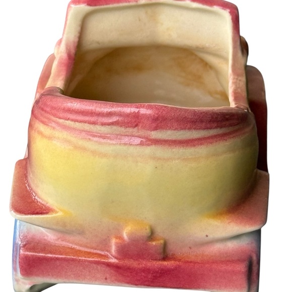 Vintage Shawnee Pottery Multicolor Car Planter Vase 1940s Original - Picture 3 of 5